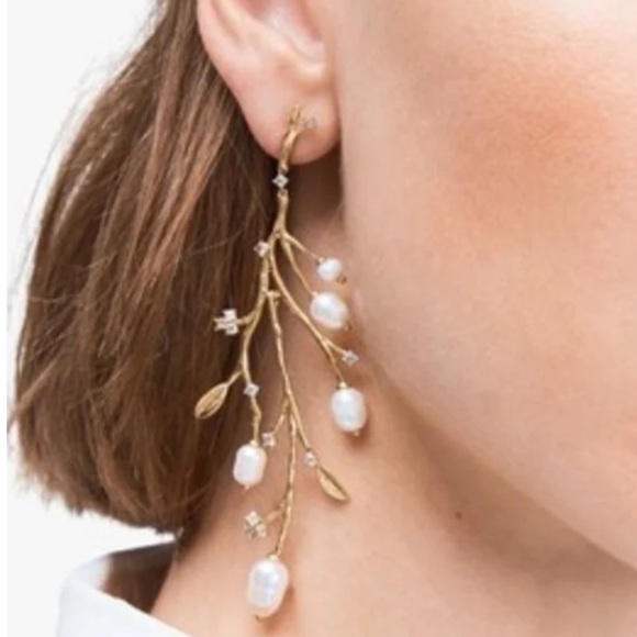$98 Kate Spade brilliant branches statement earrings - Picture 4 of 9